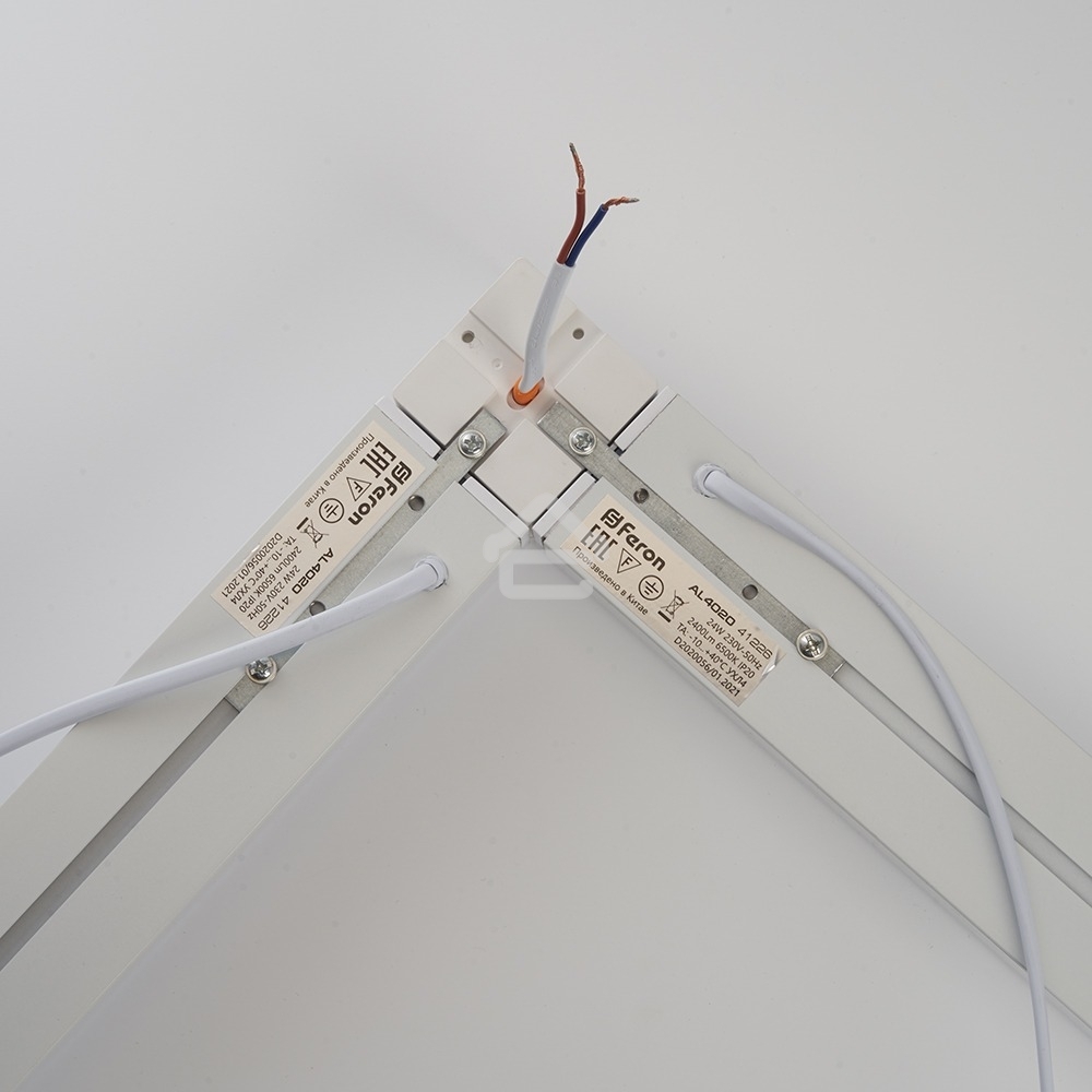 Светильник светодиодный Feron AL4020 ДПО-36вт 4000К 3600Лм линейный рассеиватель матовый в алюминиевом корпусе белый