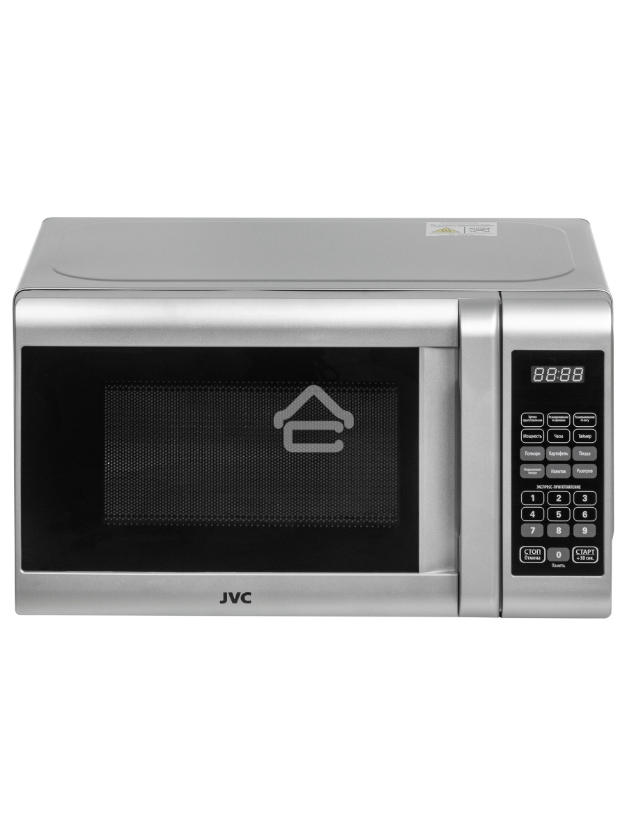 Микроволновая печь JVC JK-MW382S серебристый, 20 л, 700 Вт, переключатели - сенсор