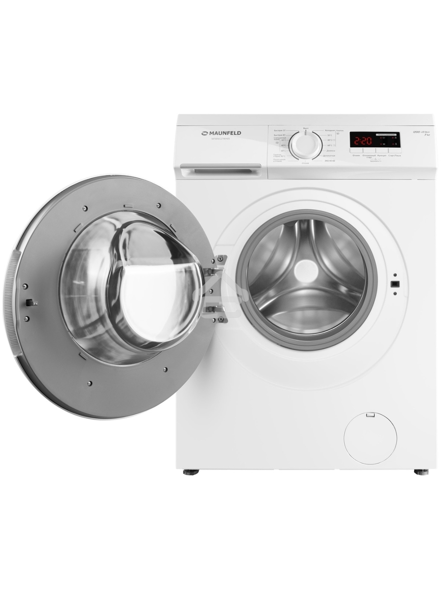 Стиральная машина Maunfeld MFWM127WH05 белый, загрузка фронтальная 7 кг, 1200 об/мин., класс: А+++