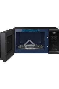 Микроволновая печь Samsung MS23DG4504AGBW черная сталь, 23 л, 800 Вт, переключатели - кнопки/поворотный механизм