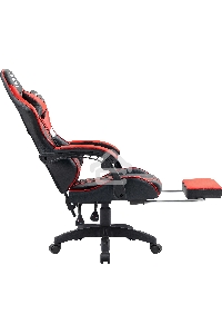 Кресло игровое Defender Colran черный/красный, класс 4, PU, подножка