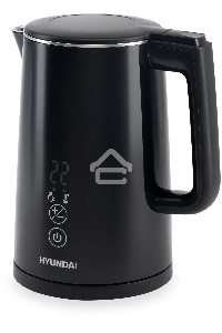 Чайник электрический Hyundai HYK-S5509 1.5 л, 2200 Вт, черный