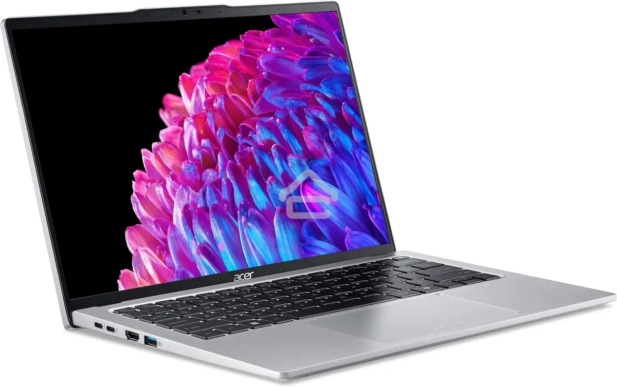 Ноутбук Acer Swift Go 14 SFG14-73-70EH серебристый NX.KSGCD.002 Core Ultra 7 155H 16Gb SSD 1Tb Intel Arc 14