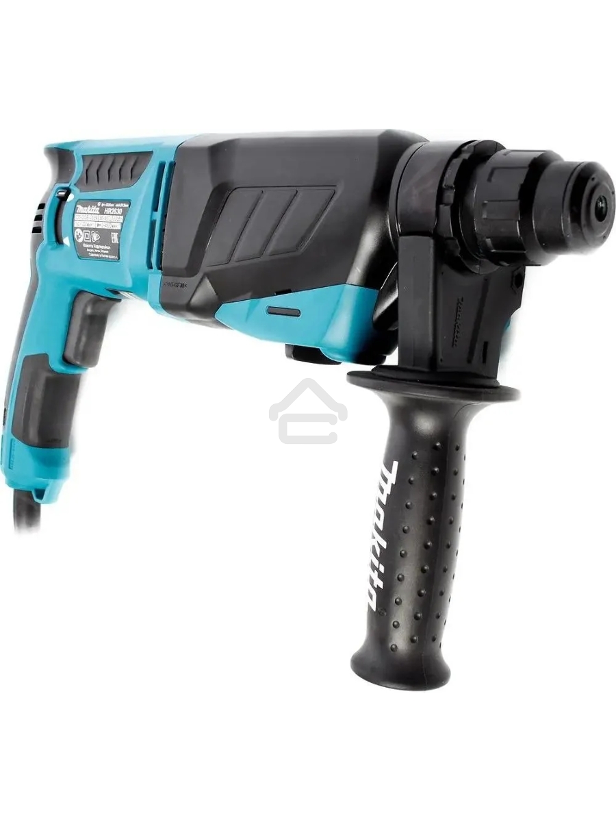 Перфоратор Makita HR2630 + набор буров B-54704 патрон:SDS-plus уд.:2.9Дж 800Вт (кейс в комплекте)