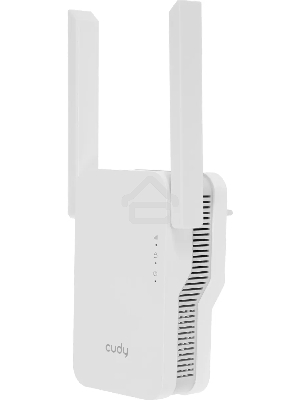 Повторитель беспроводного сигнала Cudy RE1800 AX1800 10/100/1000BASE-TX/Wi-Fi белый