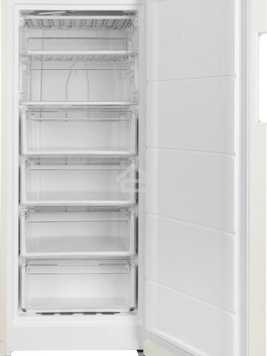 Морозильная камера Indesit DSZ 4150 E, бежевый, 204л, 6 ящиков