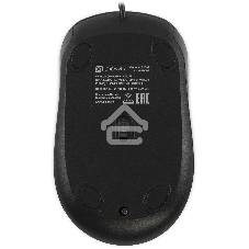 Мышь проводная Oklick 310M черный/серый, 2400 dpi, USB, кнопки - 4