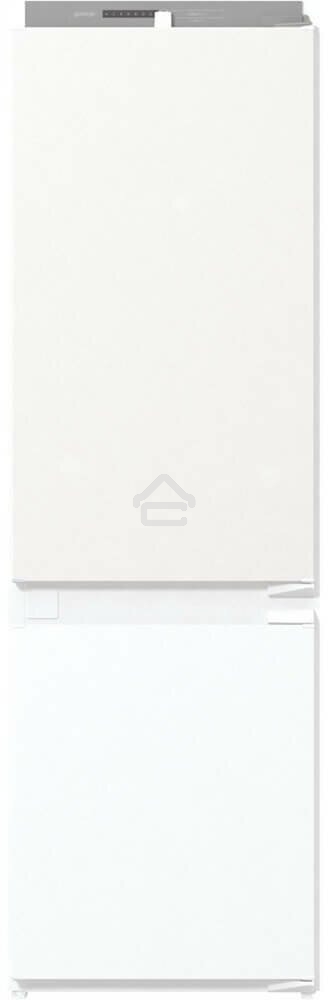 Встраиваемый холодильник Gorenje NRKI418FA0 белый, двухкамерный, 180/68 л., морозилка снизу, No Frost