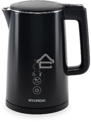 Чайник электрический Hyundai HYK-S5509 1.5 л, 2200 Вт, черный