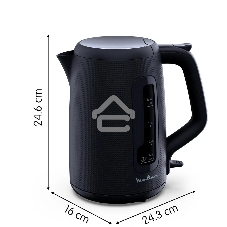 Чайник электрический Moulinex BY2M0810 1.7 л, 2400 Вт, черный