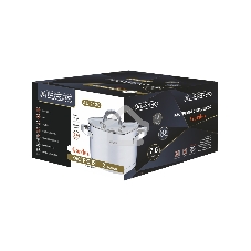 Кастрюля ALBERG AL-2130 с крышкой 7,6 л