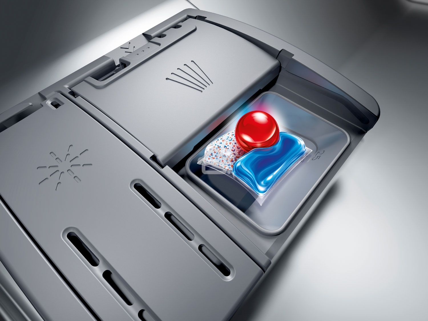 Посудомоечная машина Bosch SPS2HMI54Q, серебристая, 45 см, 10 компл., 43 дБ, класс A+