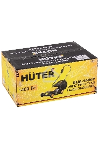 Газонокосилка роторная Huter ELM-1400/ELM-1400P электрическая 1400Вт