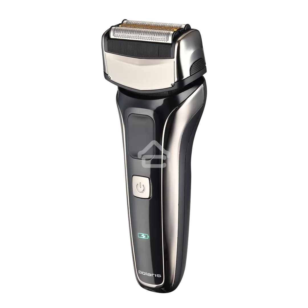 Электробритва сетчатая Polaris PMF 1013RC реж.эл.:3 питан.:элек.сеть/аккум. черный/серебристый