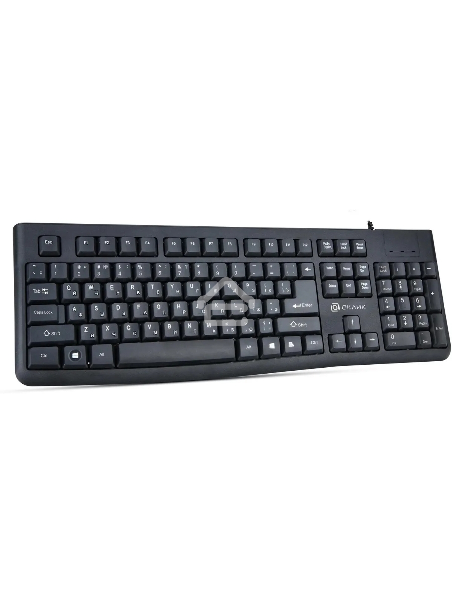Клавиатура Oklick K135 (1914788) проводная, USB, черный
