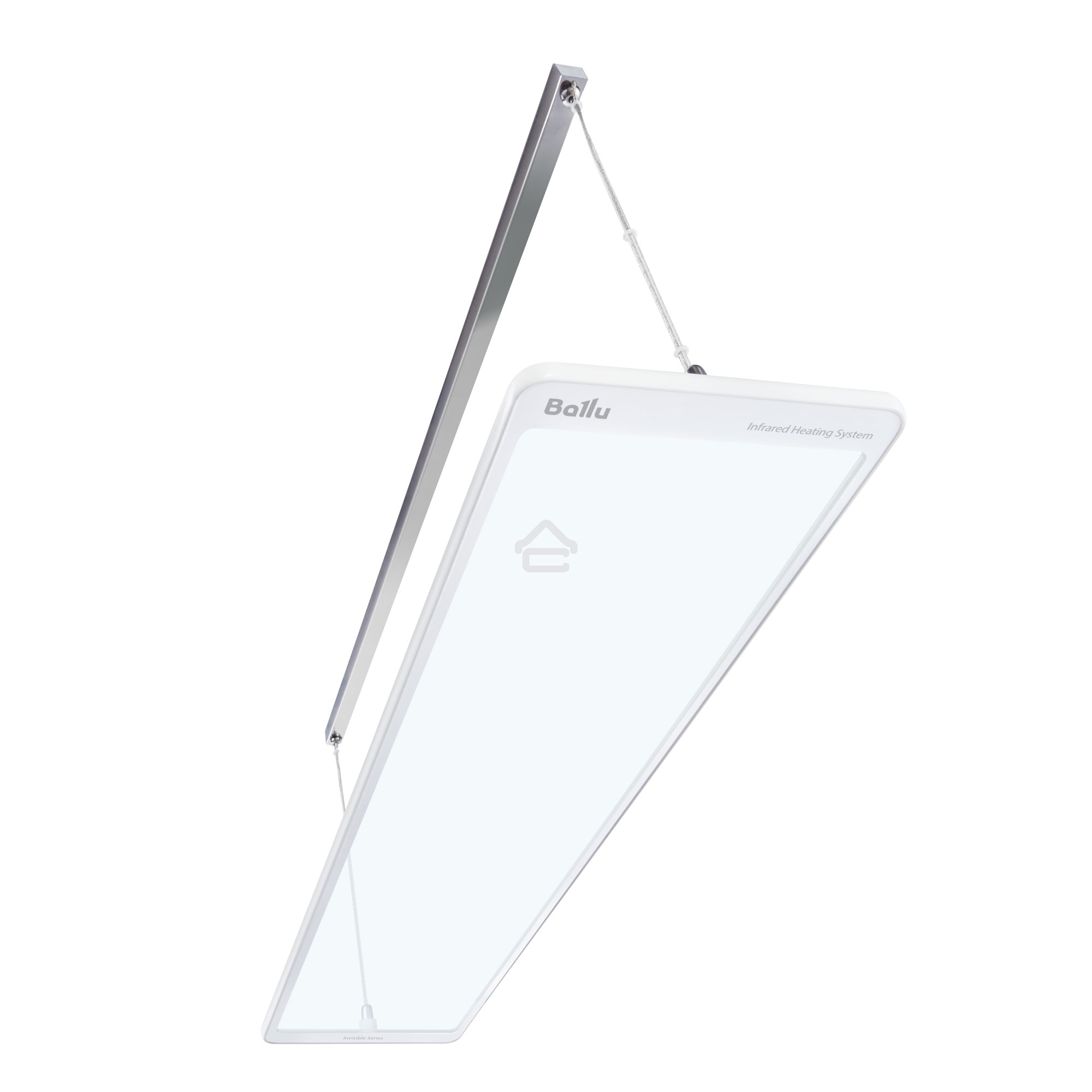 Комплект обогреватель инфракрасный Ballu BIH-GTW-0.8 + BMT-1 белый, 800 Вт, 16 м2, термостат