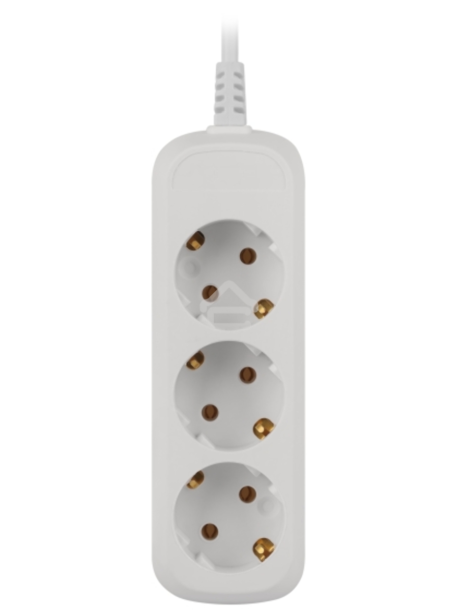 Удлинитель электрический ЭРА UDL-10-350-E Greenline 3 розетки с заземлением 5м ПВС 3x0.75мм2
