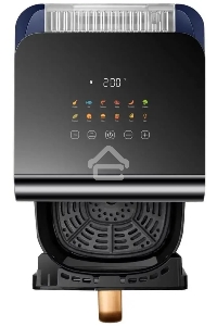 Аэрогриль Panasonic NF-CC600ATS черный, 1450 Вт, 6 л, упр. - сенсор, программ - 11