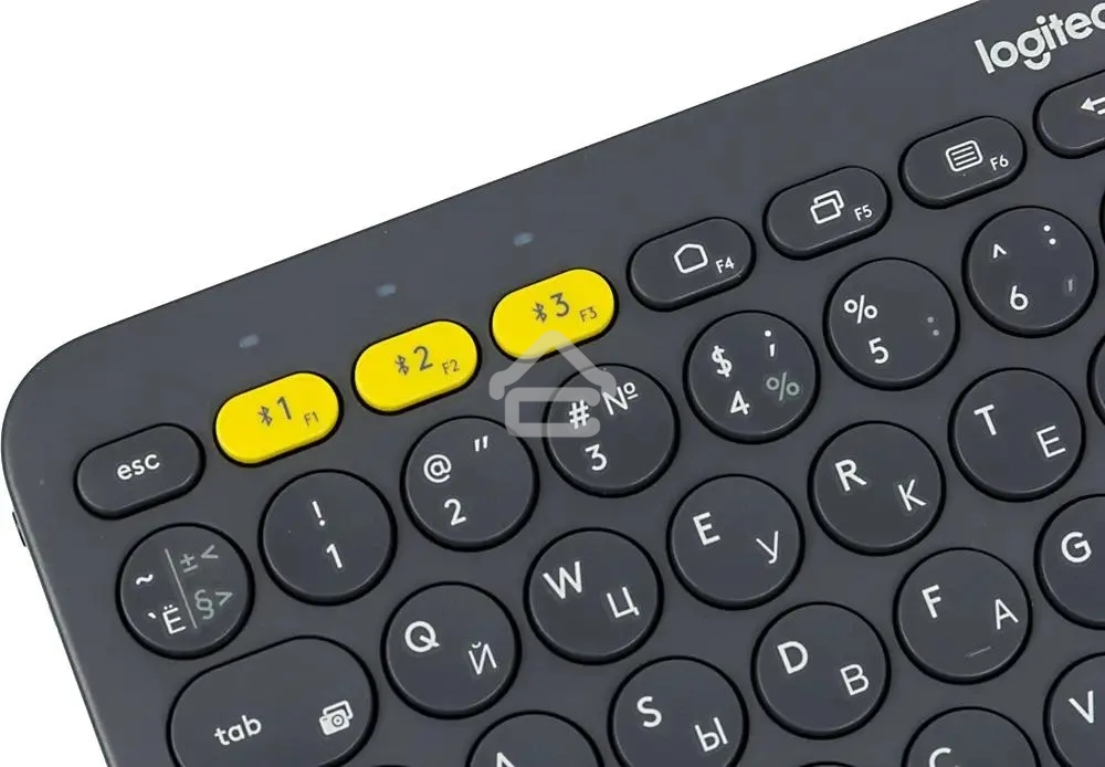 Клавиатура беспроводная Logitech K380, Bluetooth, темно-серый