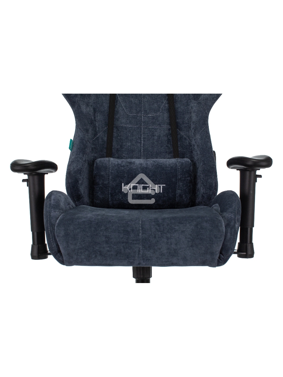 Кресло игровое Бюрократ VIKING KNIGHT LT27 FABRIC синий крестовина металл/пластик