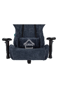 Кресло игровое Бюрократ VIKING KNIGHT LT27 FABRIC синий крестовина металл/пластик