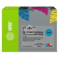 Картридж струйный Cactus CS-CB337 №141 трехцветный (9 мл.) для HP DJ D4263/D4363/D5360/DJ J5783/J6413
