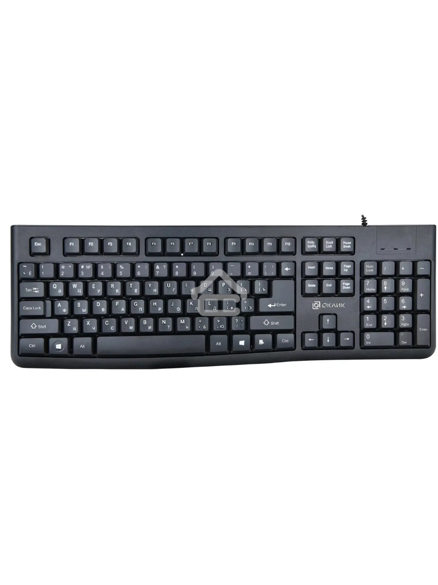 Клавиатура Oklick K135 (1914788) проводная, USB, черный