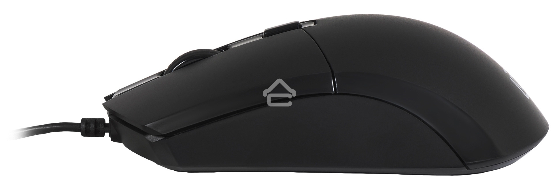 Мышь проводная Oklick 207M черный, 2400 dpi, USB, кнопки - 4