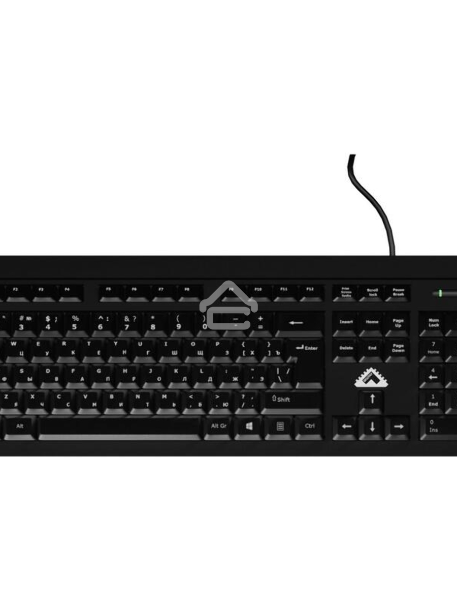 Клавиатура БЕШТАУ проводная  КЛ104РУ 104 клавиши, USB, 1,8м,  Цвет русской/латинской раскладки (Белый/Белый) МИНПРОМТОРГ (МПТ)