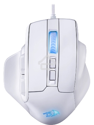 Мышь проводная REDRAGON Bullseye белый, 12400 dpi, USB, кнопки - 8