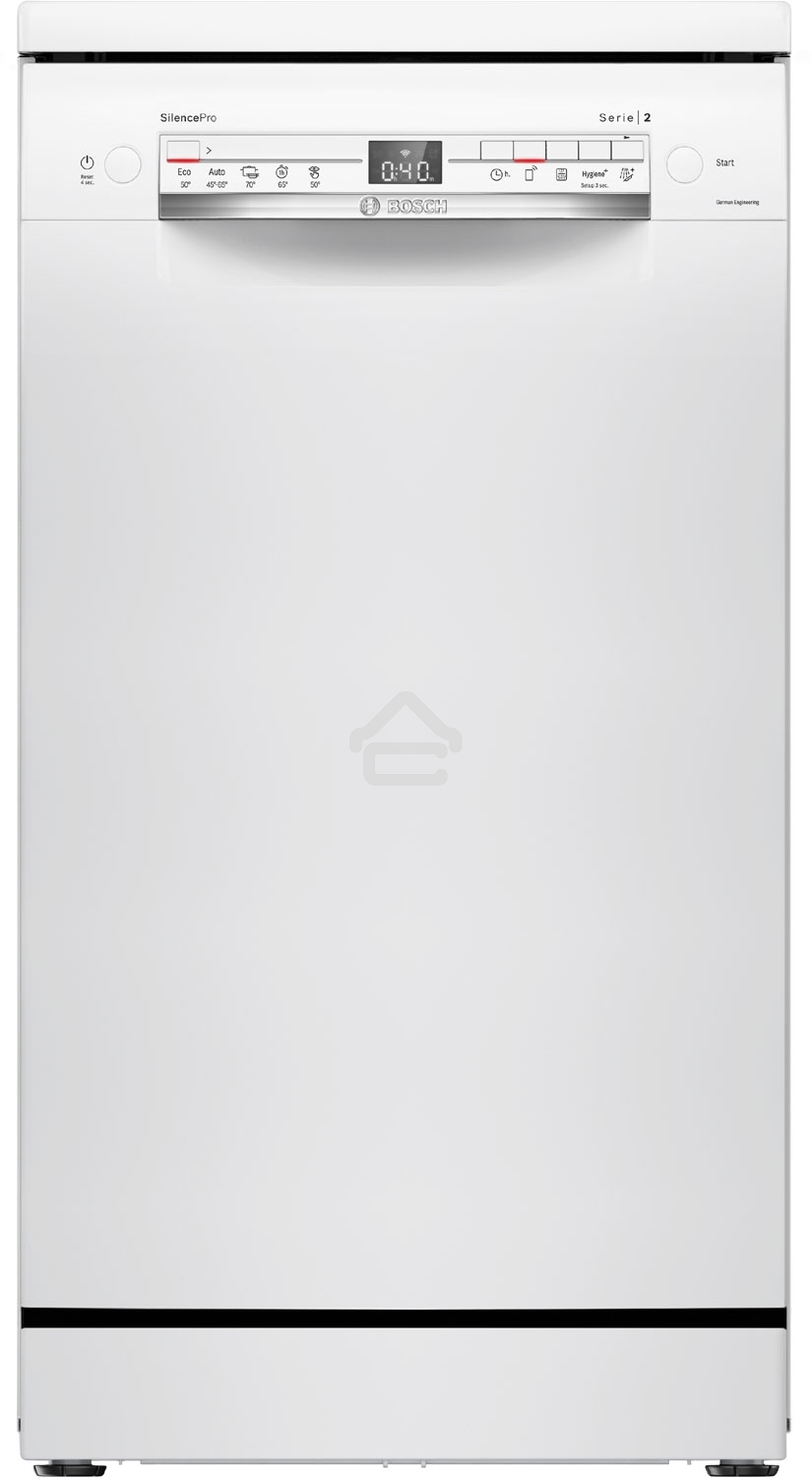 Посудомоечная машина Bosch SPS2HMW54Q, белый, 45 см, 10 компл., 43 дБ, класс A+