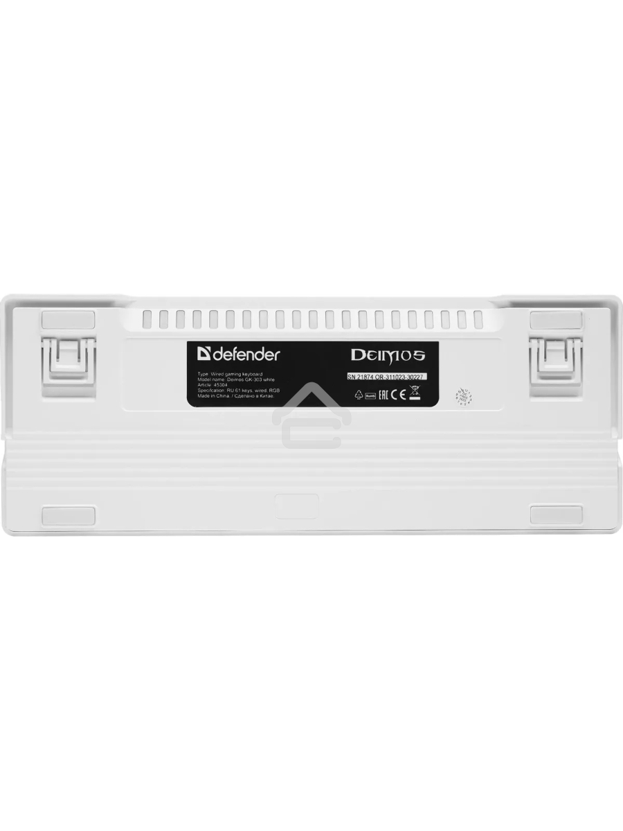 Клавиатура Defender Deimos GK-303  проводная, USB, белый