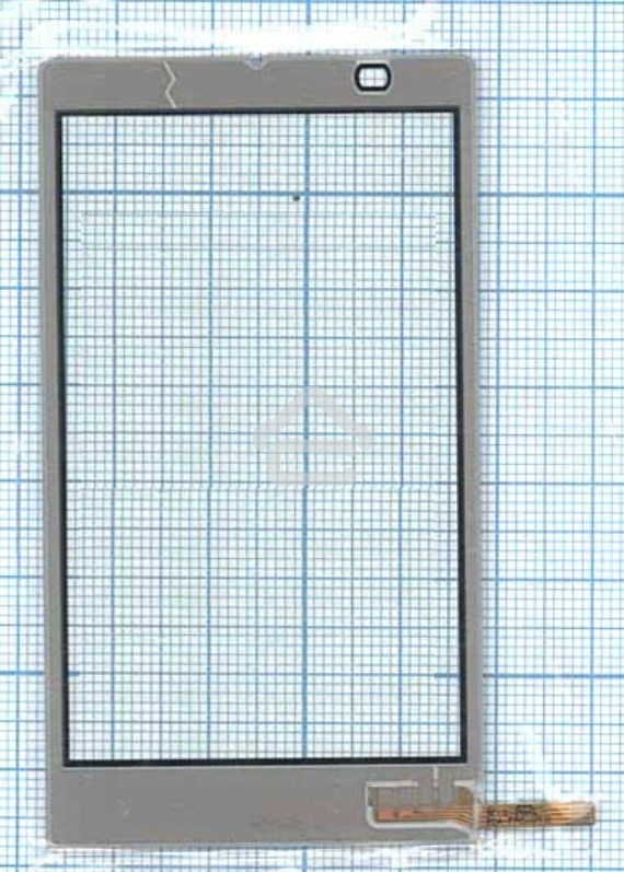 Сенсорное стекло (тачскрин) для Philips Xenium X809, черное