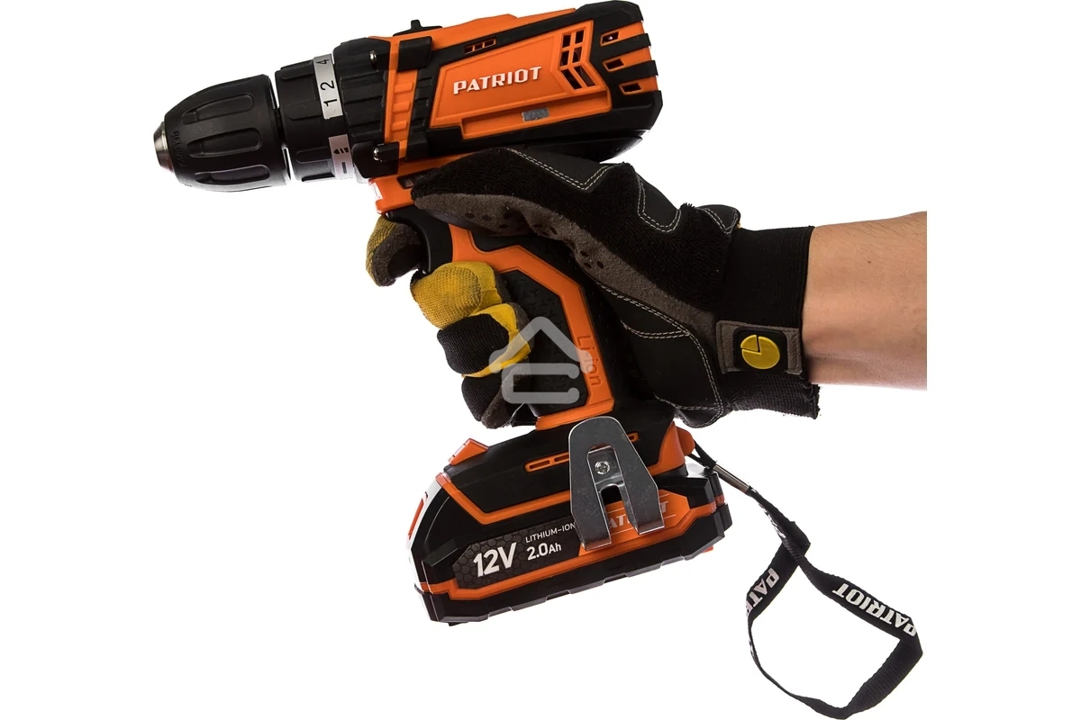 Дрель-шуруповерт аккумуляторная Patriot BR 111ES, Аккумуляторная, 12В, 2 АКБ, Кейс