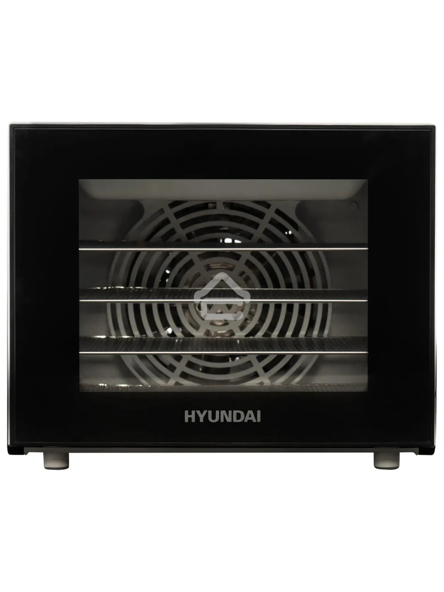 Сушка для фруктов и овощей Hyundai HYFD-1204 8под. 400Вт черный