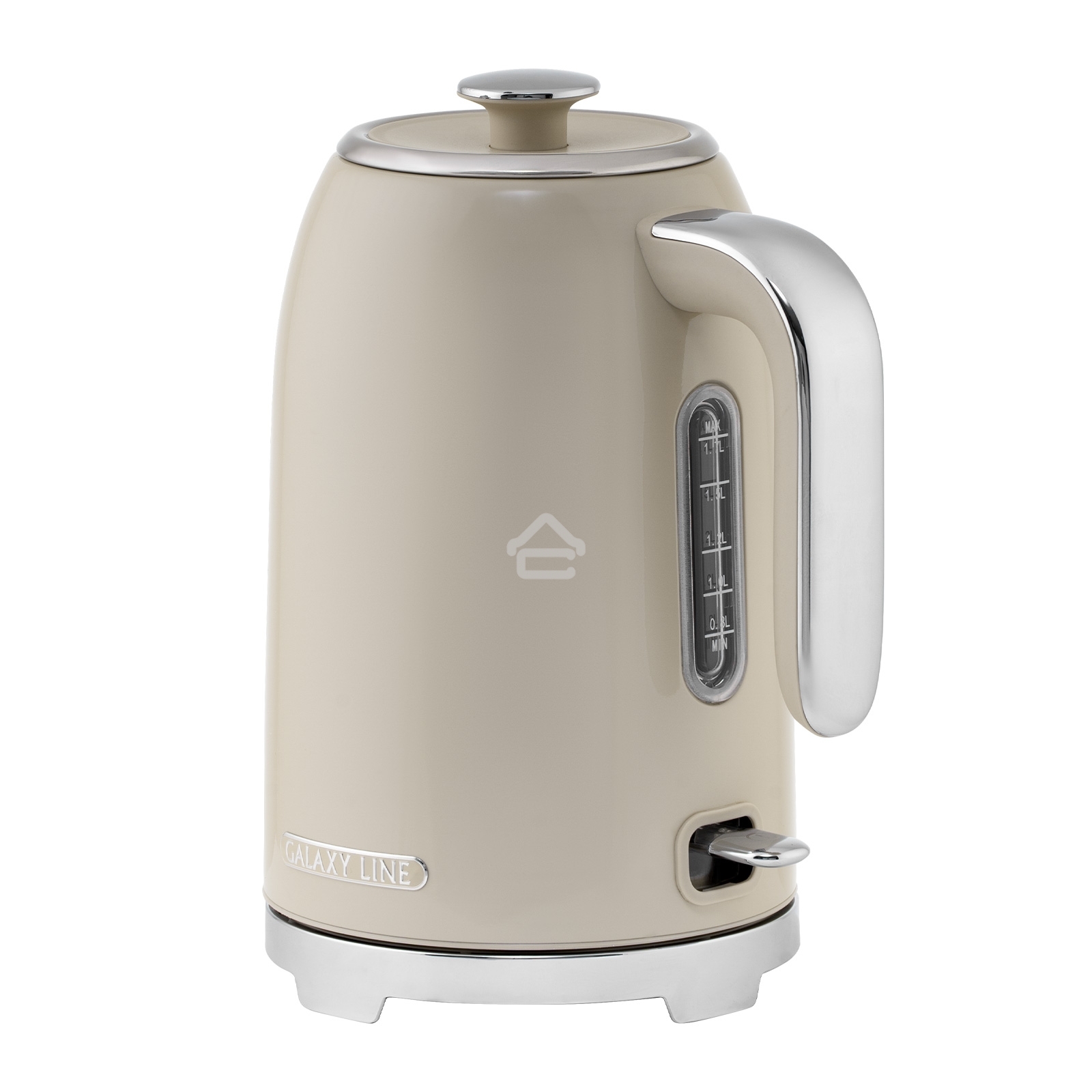 Чайник электрический Galaxy Line GL 0348 1.7л. 2200Вт кремовый корпус: нерж.сталь (ГЛ0348Л)
