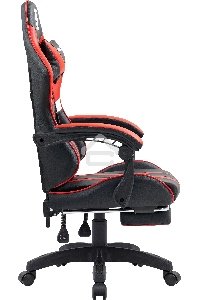 Кресло игровое Defender Colran черный/красный, класс 4, PU, подножка