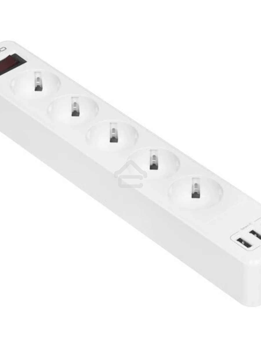 Сетевой фильтр QUMO Power Bar  5SP4U (P-0005), белый