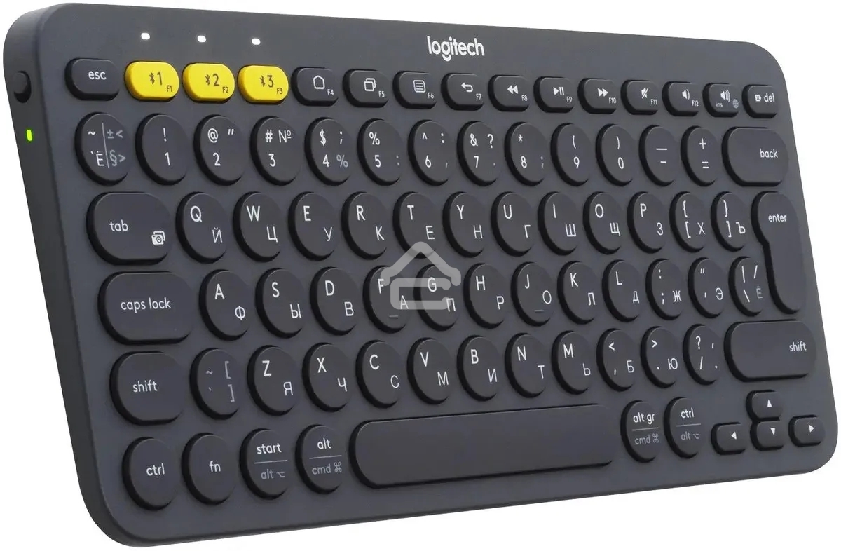 Клавиатура беспроводная Logitech K380, Bluetooth, темно-серый