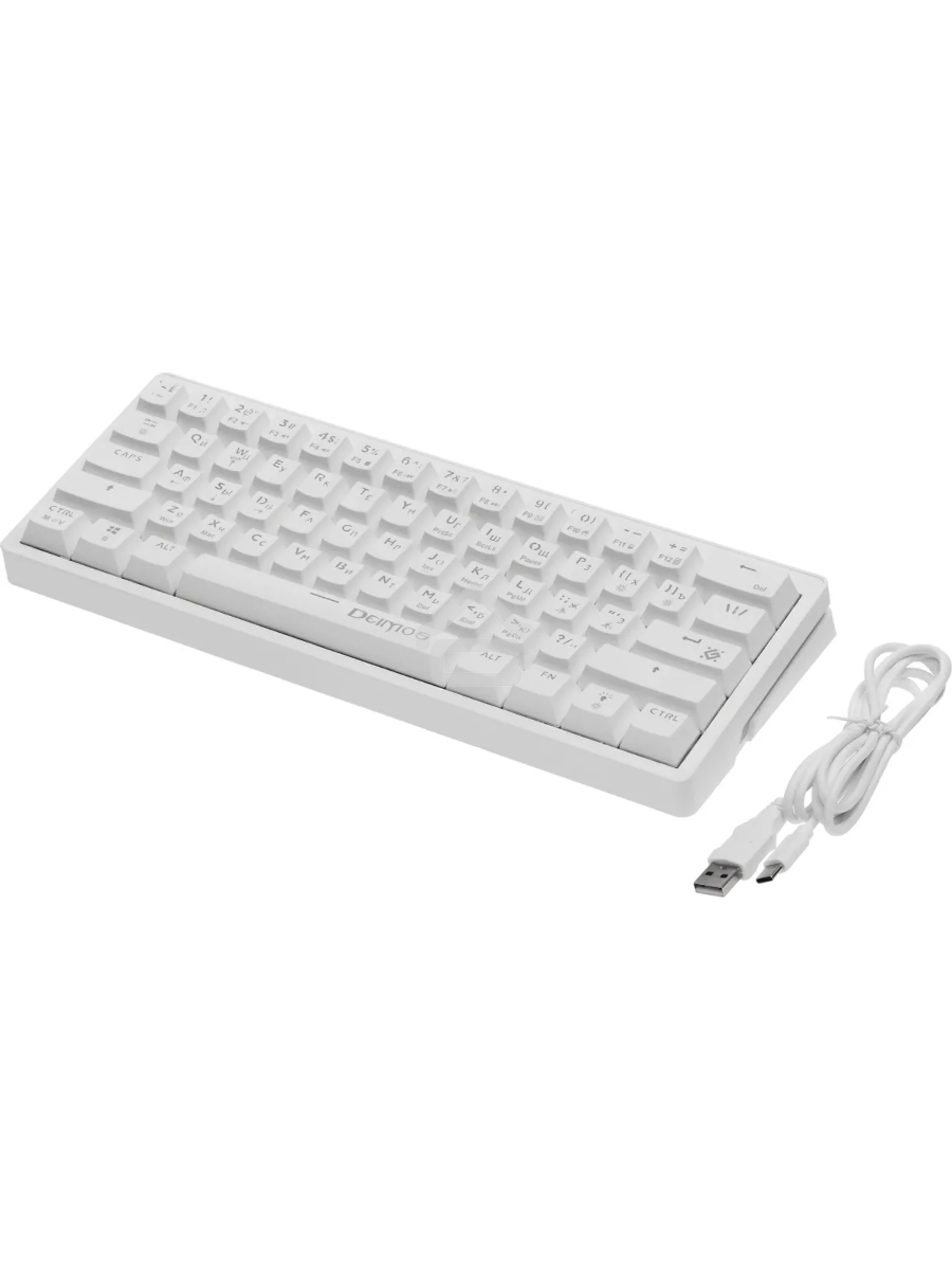 Клавиатура Defender Deimos GK-303  проводная, USB, белый