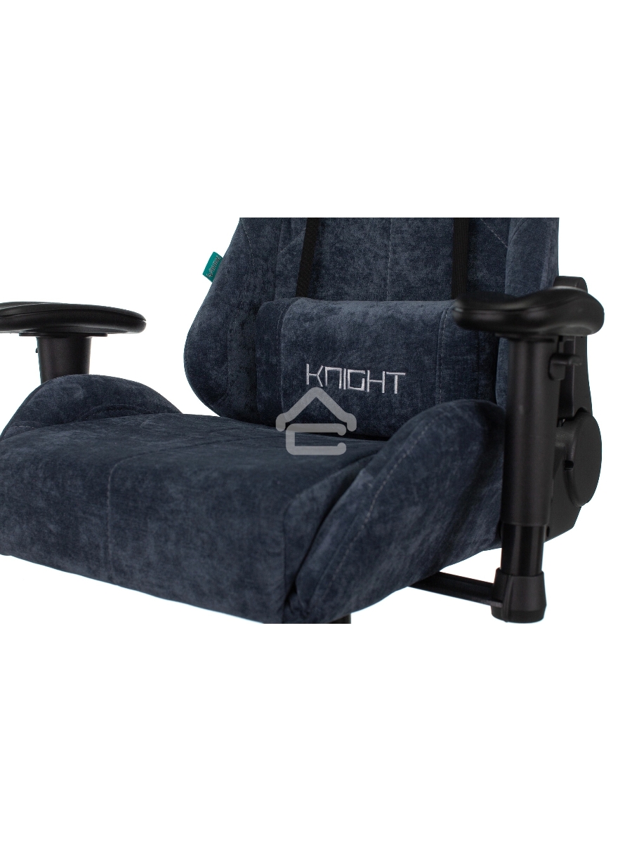Кресло игровое Бюрократ VIKING KNIGHT LT27 FABRIC синий крестовина металл/пластик