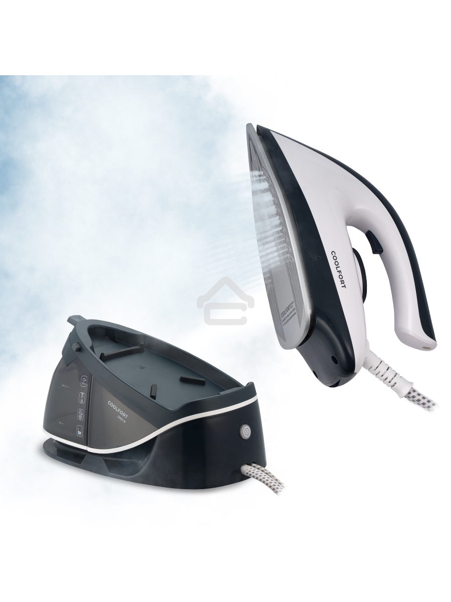 Парогенератор Coolfort CF-3420 2400Вт белый/серый