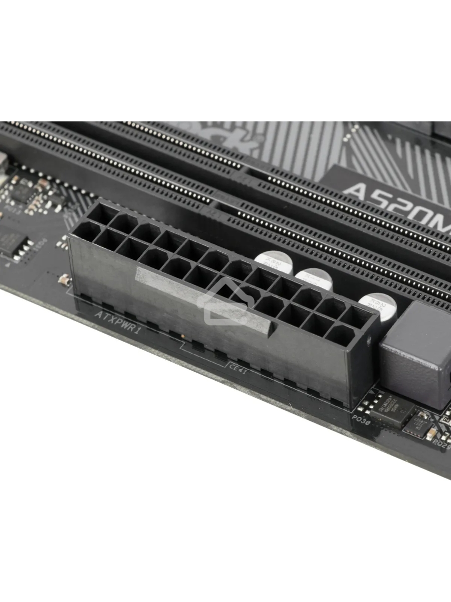 Материнская плата ASRock A520M-HDV, AM4, AMD A520, 2xDDR4, 4xSATA, 1xM.2, 1xPCIe 3.0 x16, 1xPCIe 3.0 x1, 1xDVI-D, 1xHDMI, 1xVGA, 1x 1Gb LAN, 3x3.5 мм, 7.1, mATX