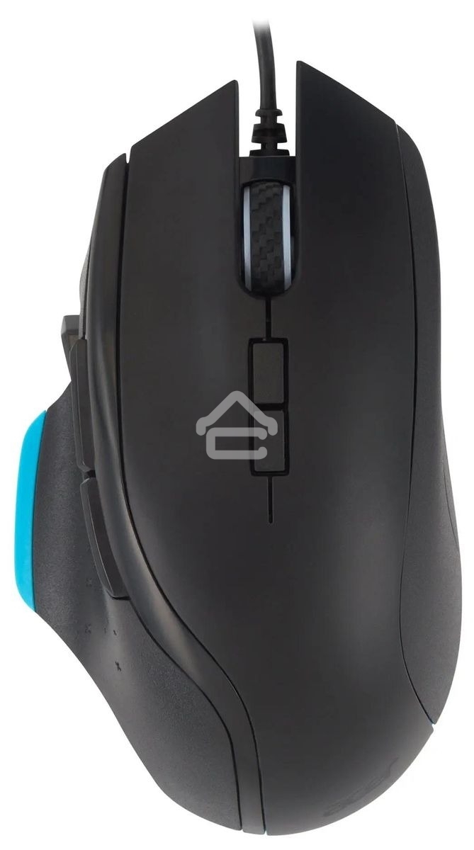 Мышь проводная Acer OMW123 черный, 6400 dpi, USB, кнопки - 8