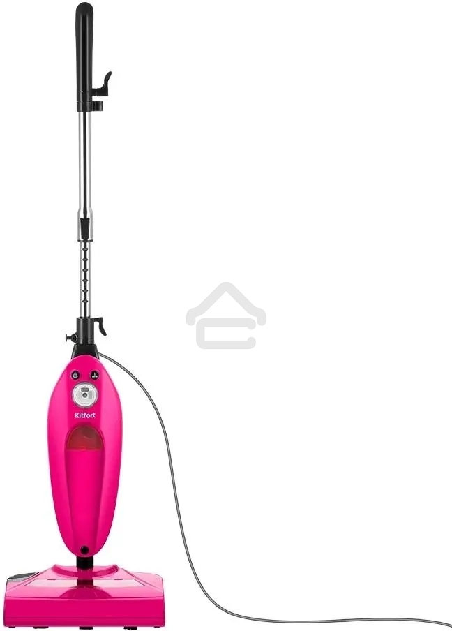 Швабра паровая Kitfort КТ-3940 1500Вт розовый/черный