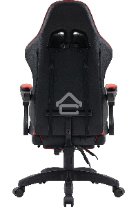 Кресло игровое Defender Colran черный/красный, класс 4, PU, подножка