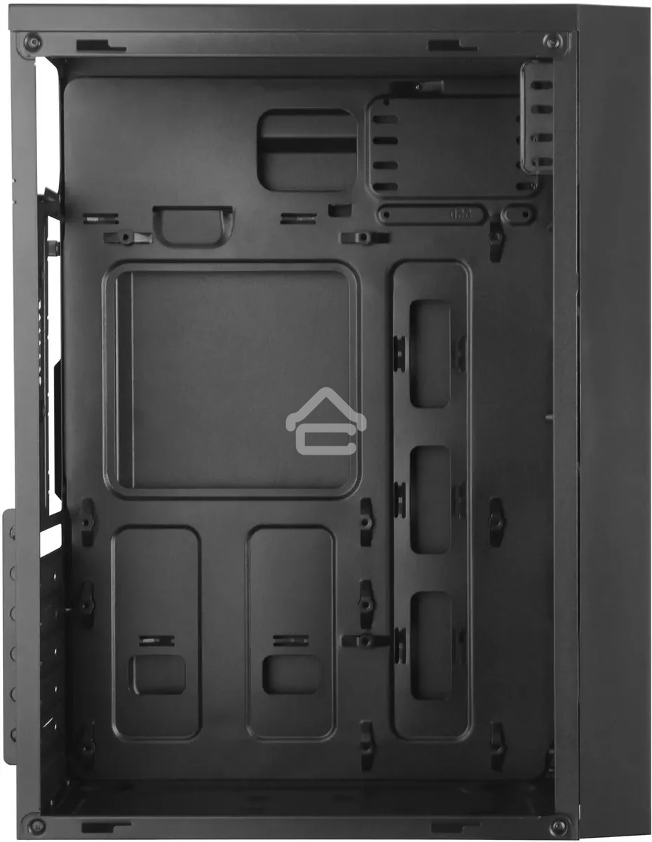 Компьютерный корпус Digma DCC-MD301 черный без БП ATX 1x80мм 4x120мм 1xUSB 2.0 1xUSB 3.0 audio