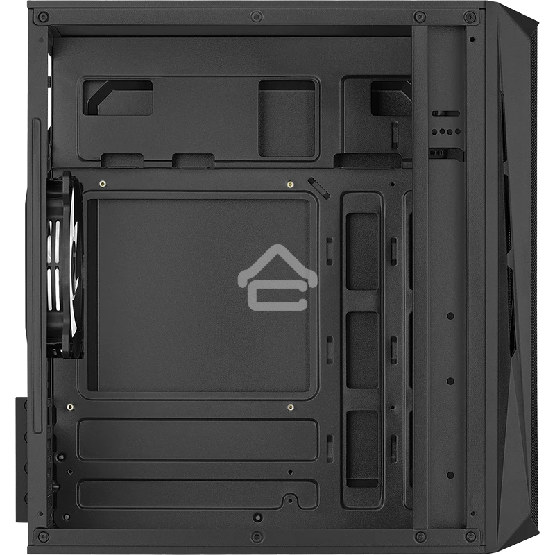 Компьютерный корпус Aerocool/Formula CS-107 черный без БП mATX 1x120мм 1xUSB 2.0 1xUSB 3.0 audio