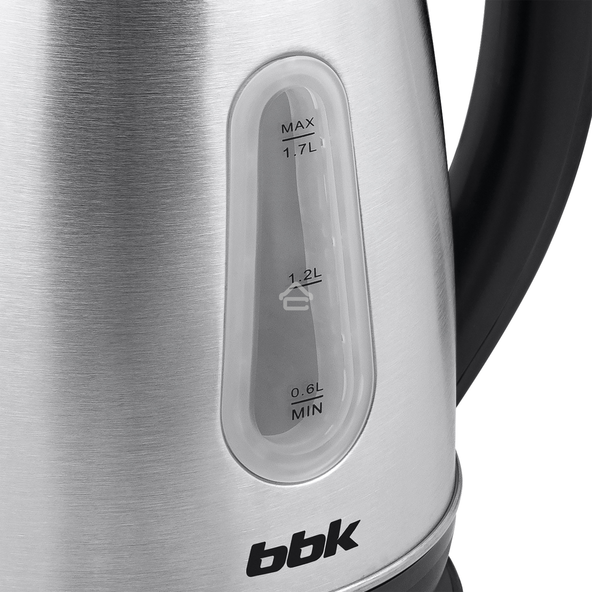 Чайник электрический BBK EK1761S нержавеющая сталь/черный