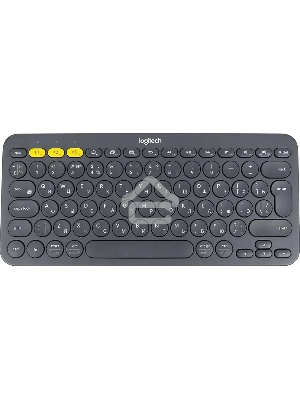 Клавиатура Logitech K380 беспроводная, Bluetooth, темно-серый